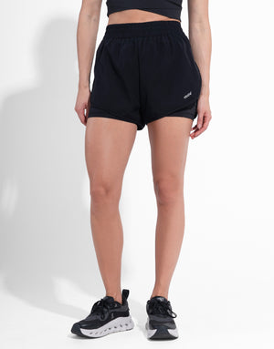 RUNNING BLACK SHORT