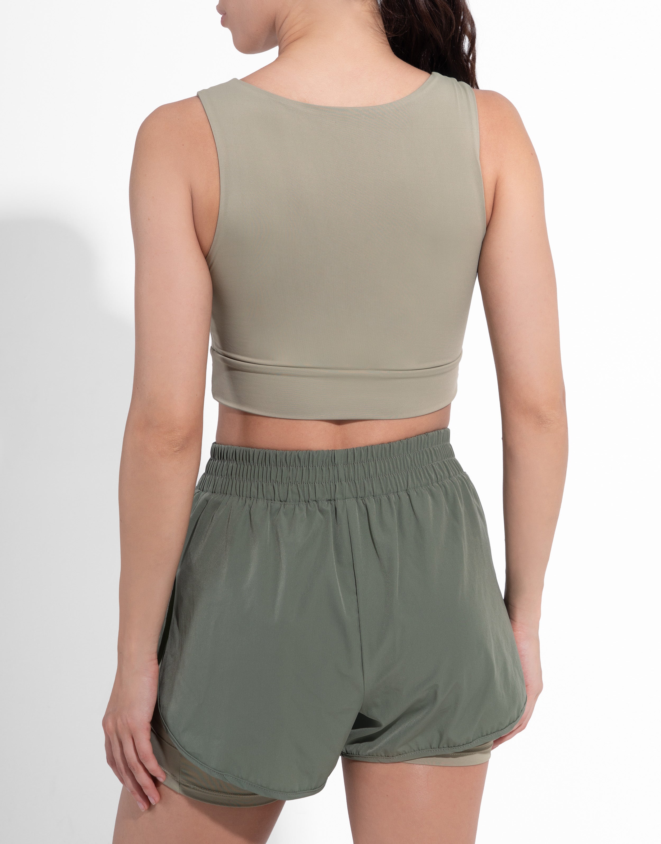 RUNNING OLIVE TOP