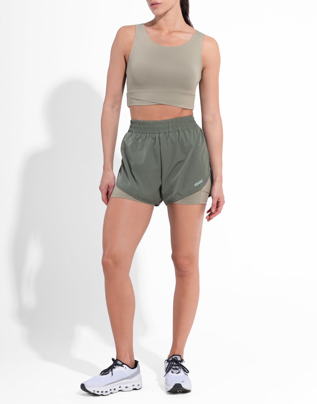 RUNNING OLIVE TOP