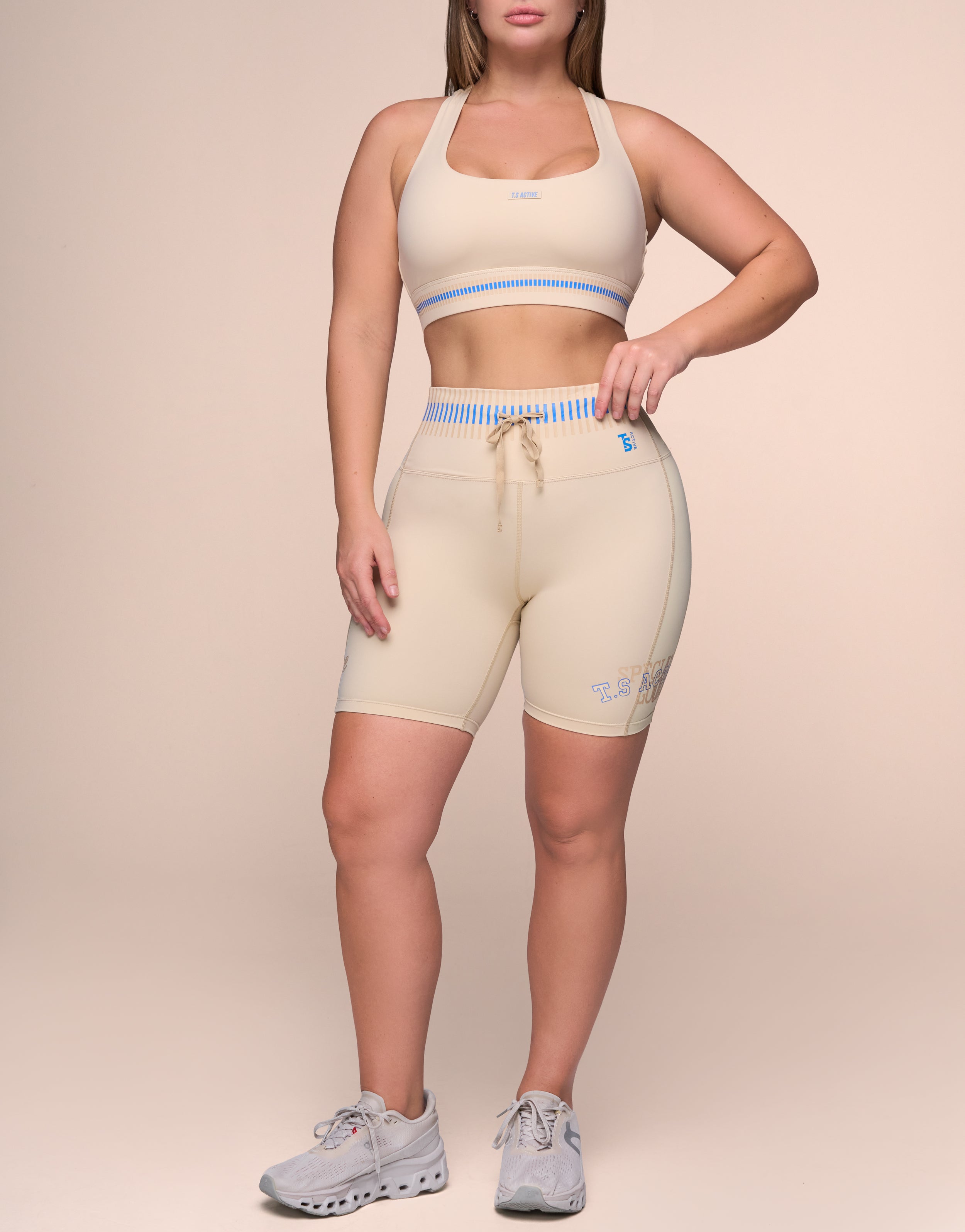 WILD PITCH BEIGE SHORT
