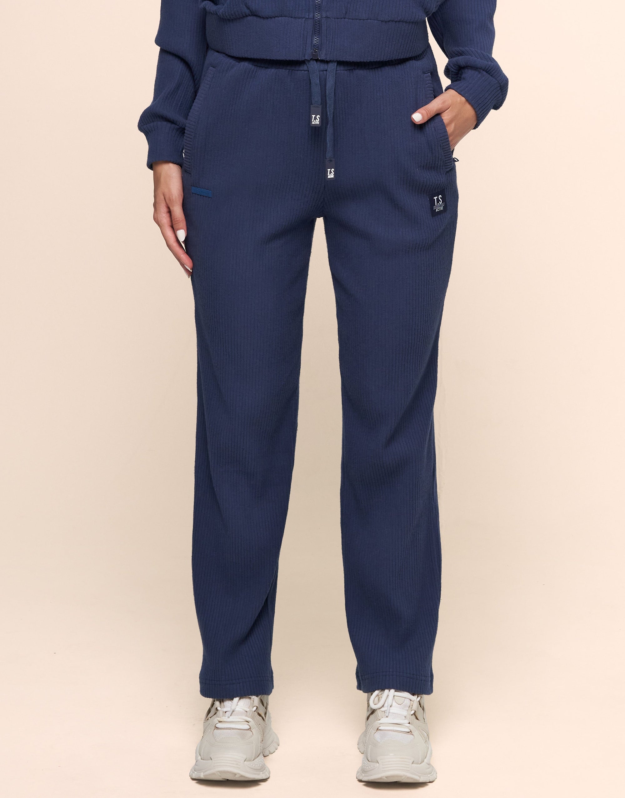 KNIT NAVY PANT