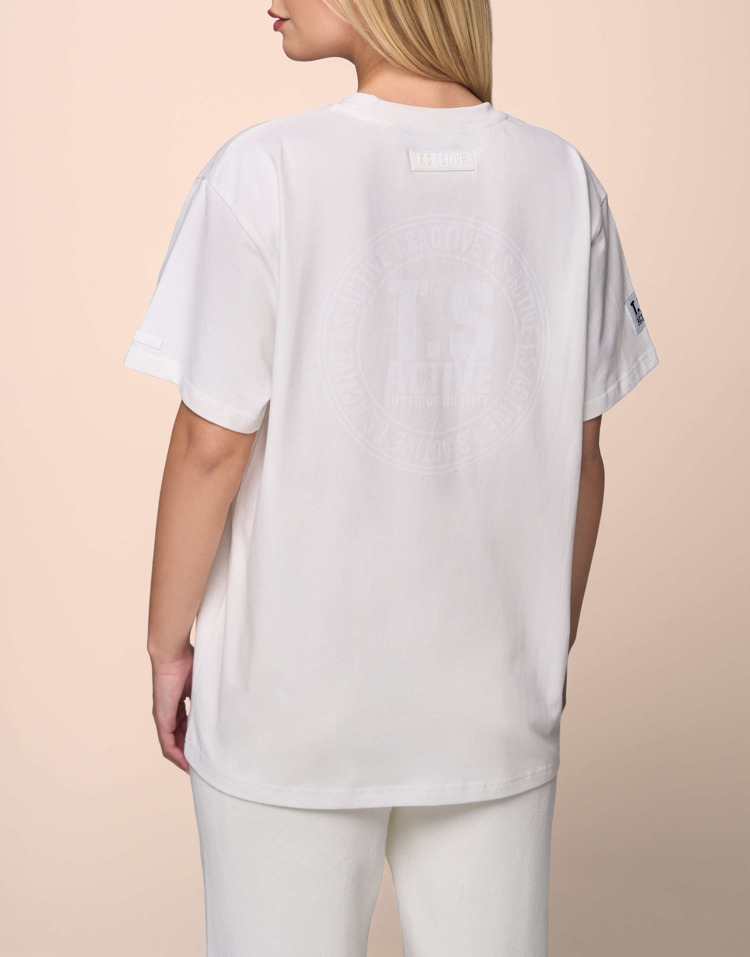 KNITTED WHITE TEE
