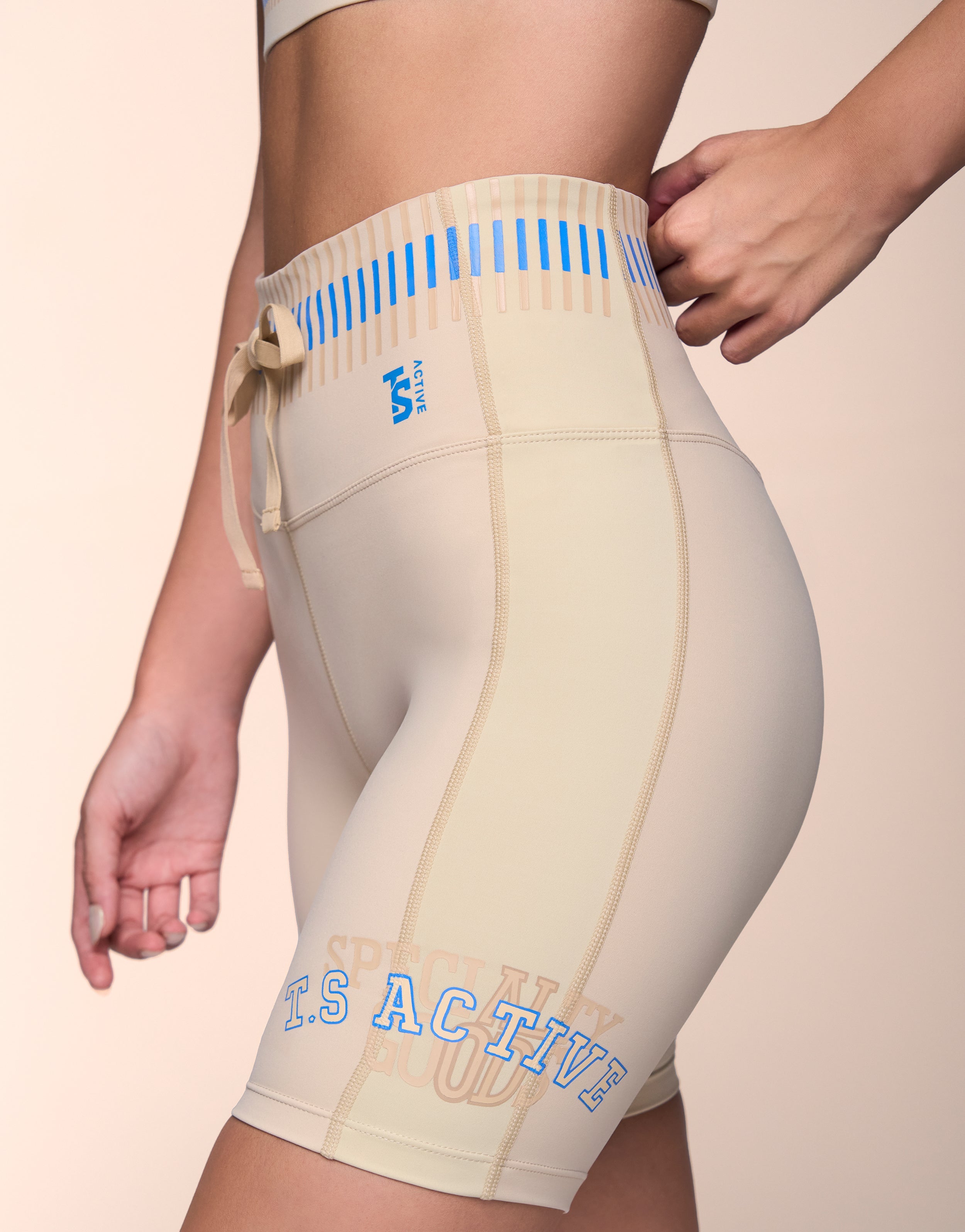 WILD PITCH BEIGE SHORT