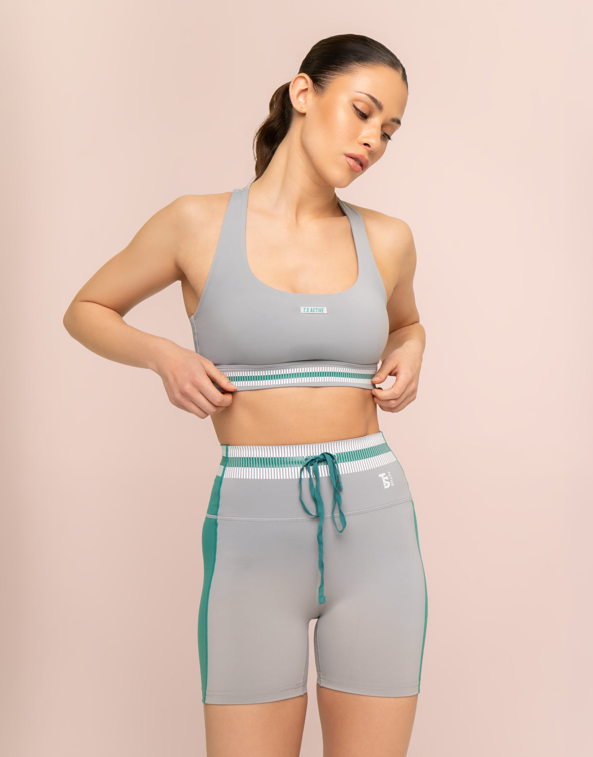 WILD PITCH GREY SHORT
