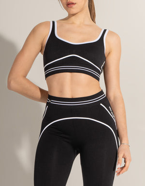 BLOOM BLACK TOP SEAMLESS
